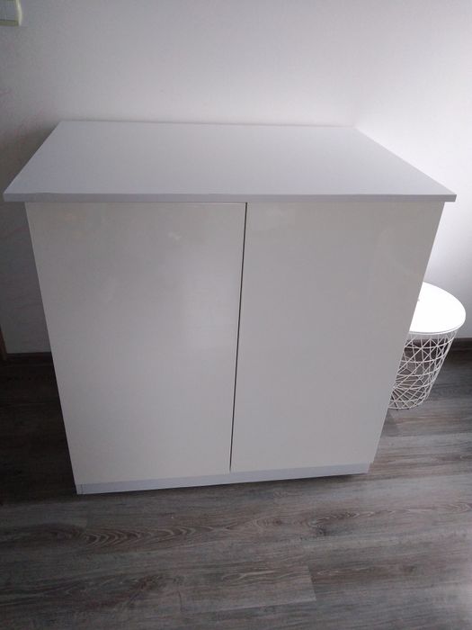 Szafka na pralkę obudowa biały połysk