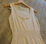 Vestido Cirto, malha, manga cavada, decote redondo - Tam. S