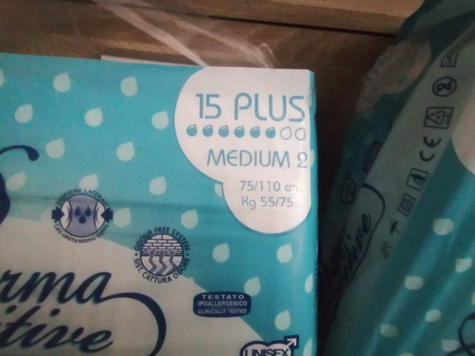 Pharma Sensitive oddychające pieluchomajtki 2x