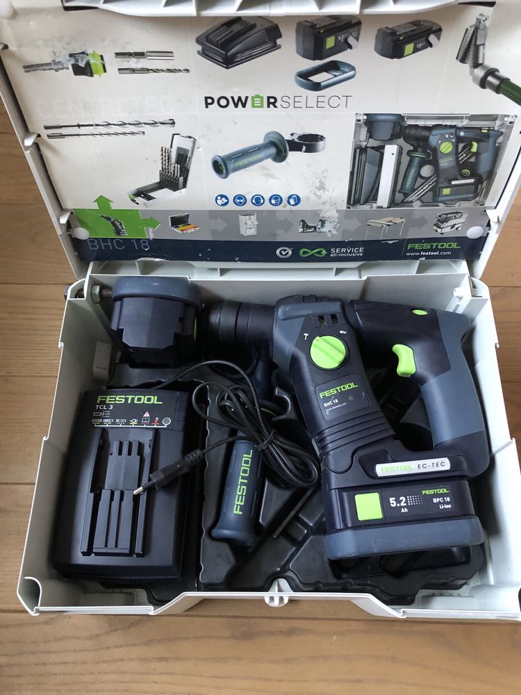 Безщітковий Акум.перфоратор Festool BHC 18