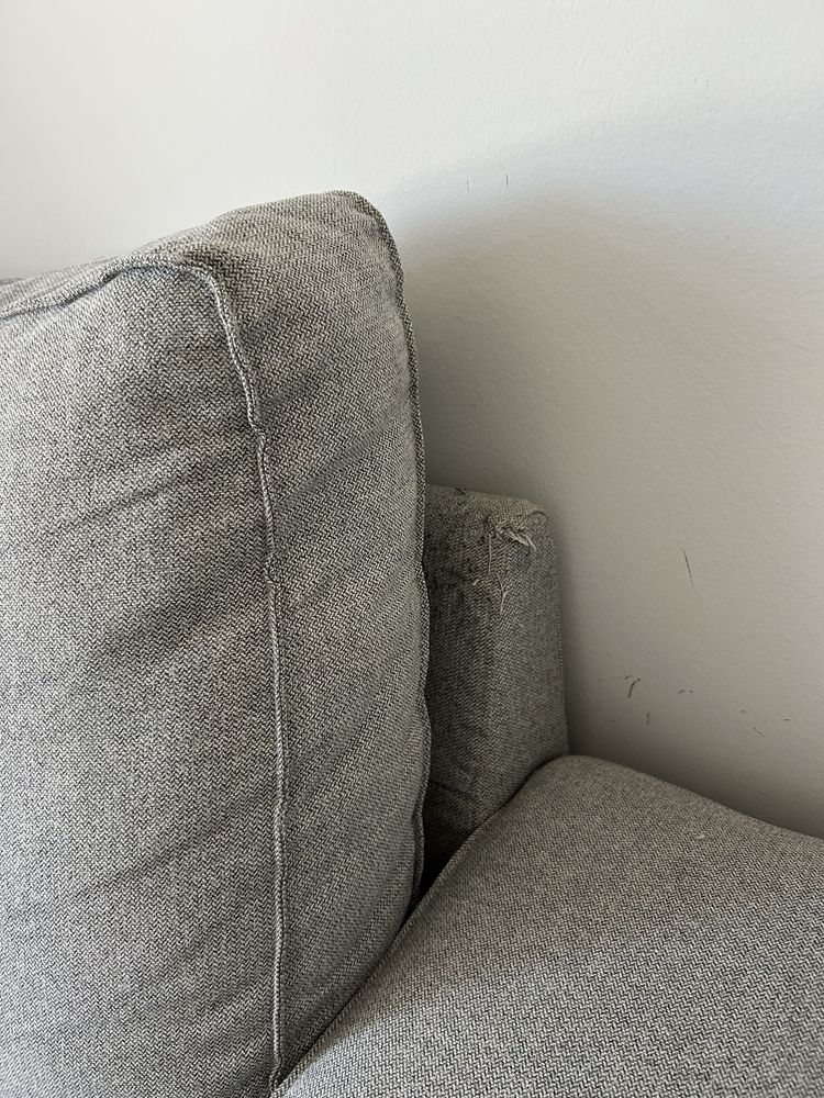 Sofa 2 lugares ikea cinzento