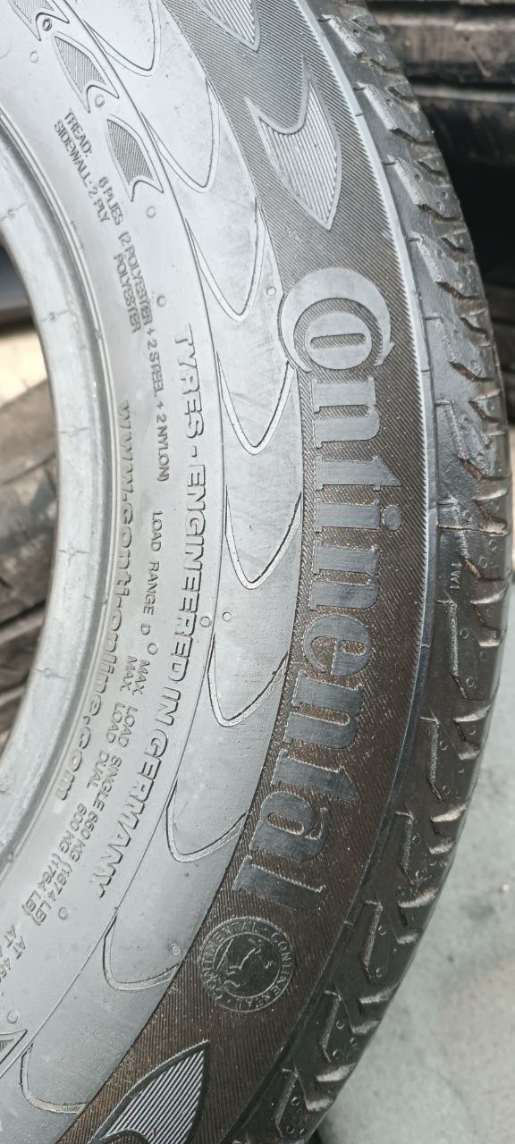 Резина Continental Vanco 185 R14C . Із Європи. Гарантія  Літо