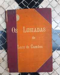 Livro antigo Lusíadas manuscrito