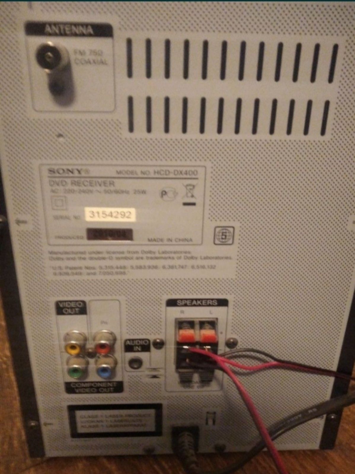 Продам музичний центр Sony-CMT DX400