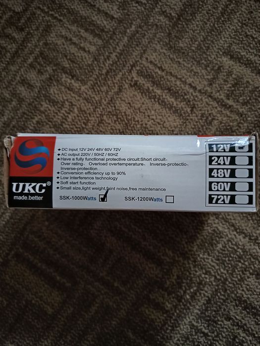 Інвертор UKC 1000w