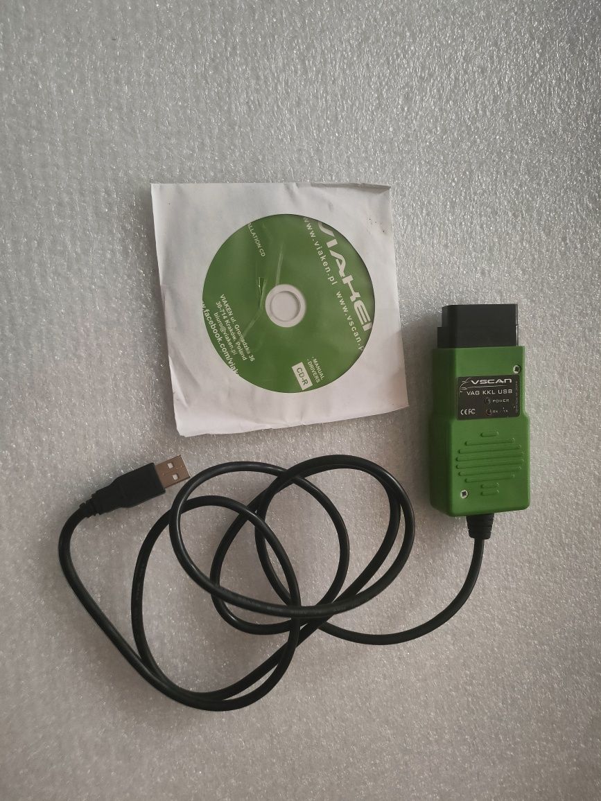 VSCAN VAG KKL USB – interfejs diagnostyczny OBD2 dla VW, Audi, Seat,