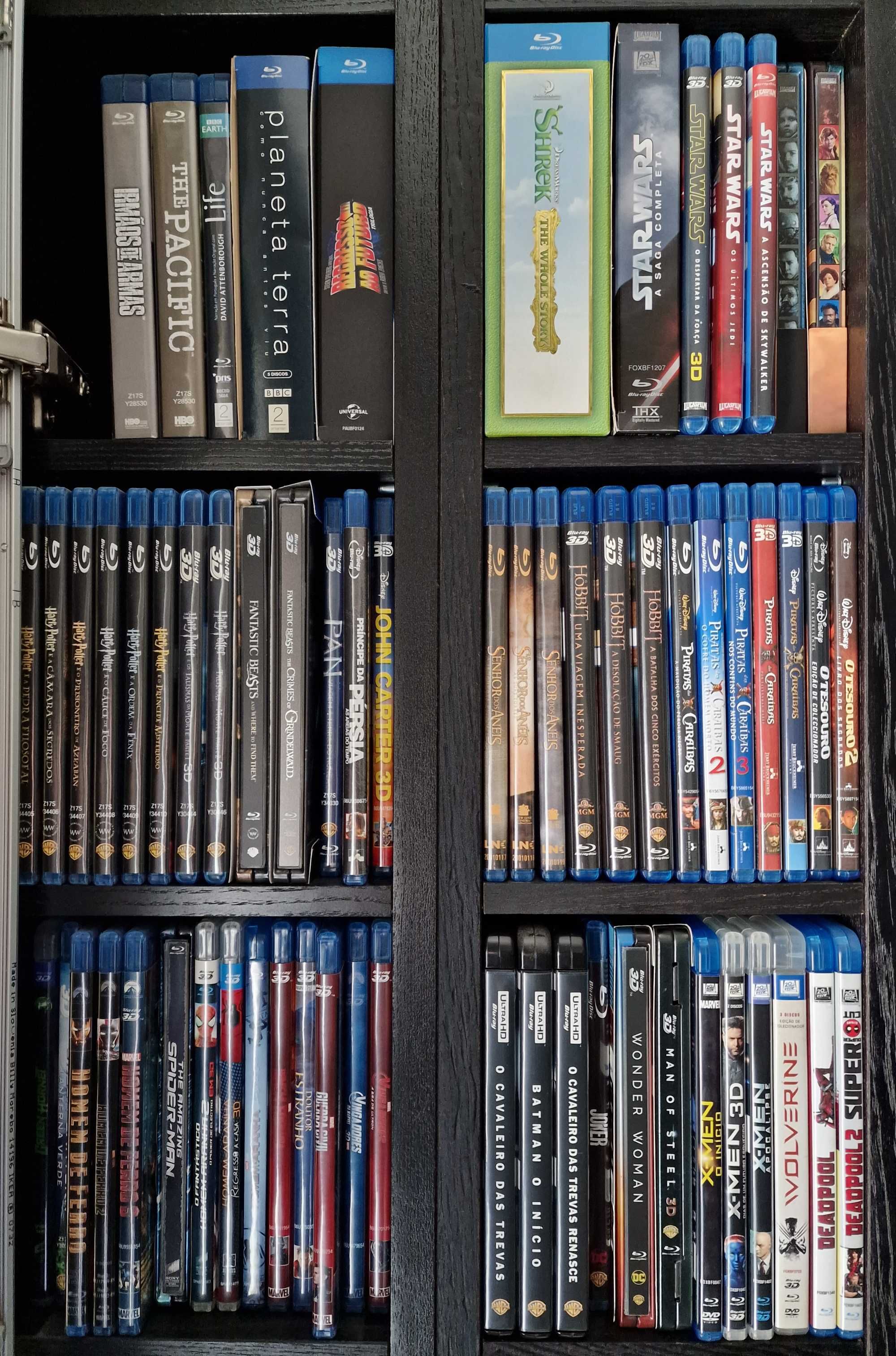 Vários filmes em Blu-ray / Blu-ray 3D (Impecáveis)