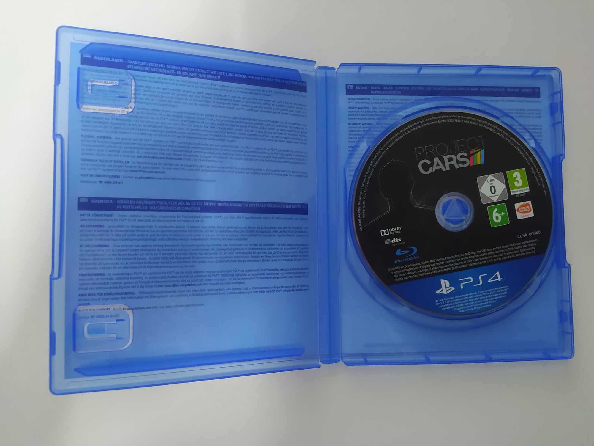 Project Cars PS4 Polskie napisy w grze