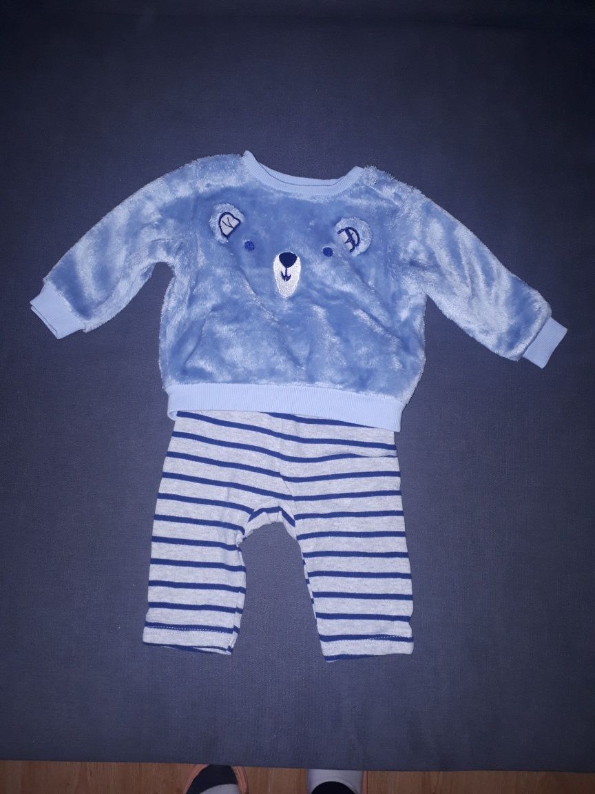 Zestaw niemowlęcy bluza + spodnie firma Minoti rozmiar 62/68