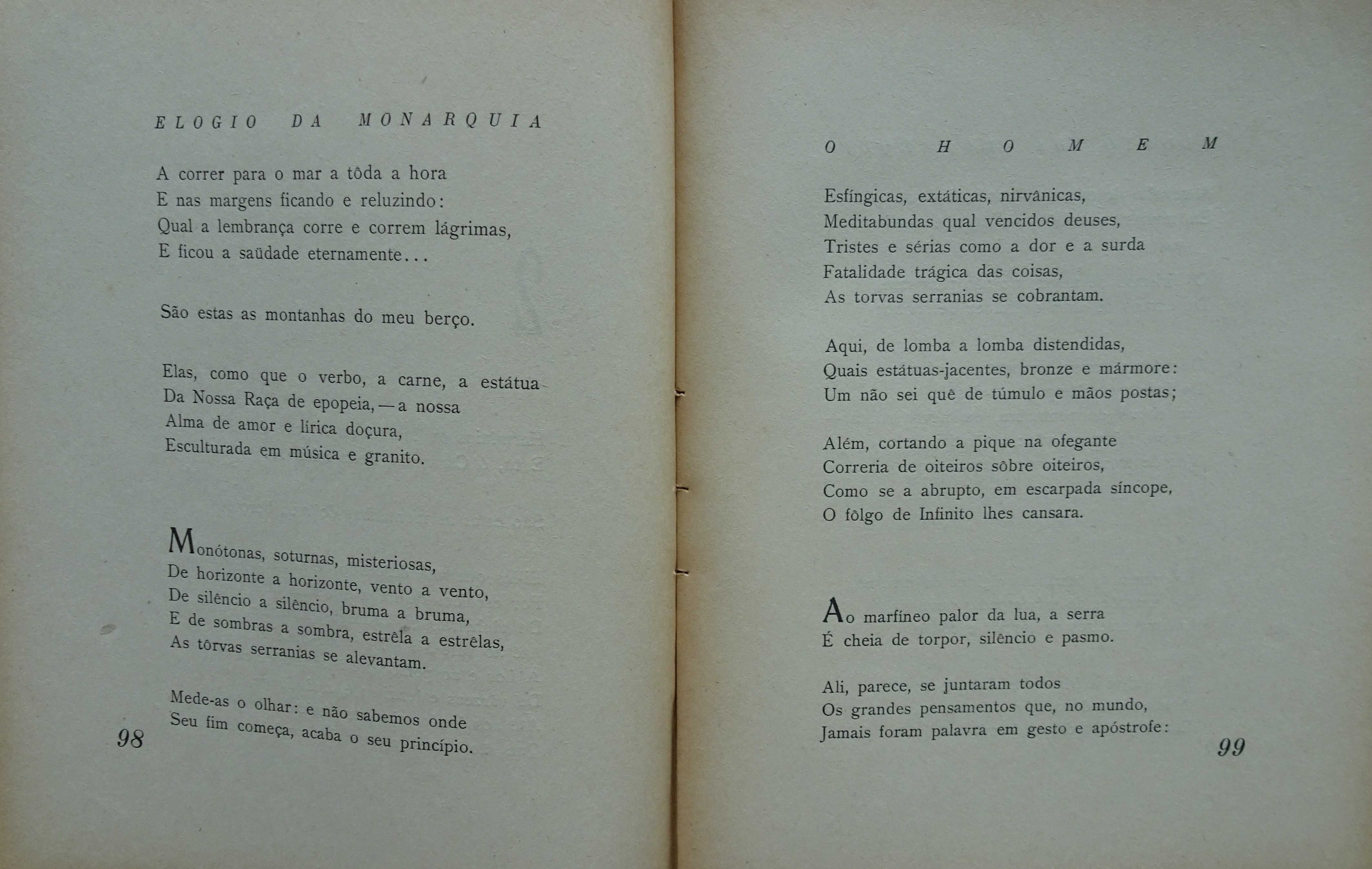 Elogio da Monarquia de António Corrêa D´Oliveira - 1ª Edição 1944