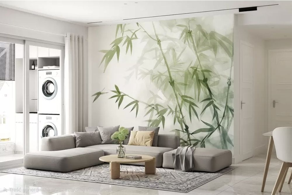 Fototapeta flizelinowa 165x260 liście bambusa