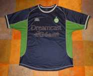 SAINT ETIENNE L UMBRO francja koszulka piłkarska mega unikat dreamcast