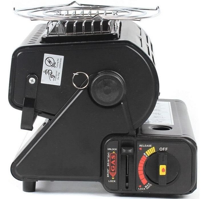 Портативна газова плита-обігрівач 2в1 Happy Home 1,3 кВт