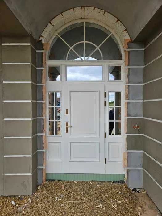 Drzwi  zewnętrzne dębowe_ dostawa GRATIS!!_ Pomiar/Montaż/ Dotacja