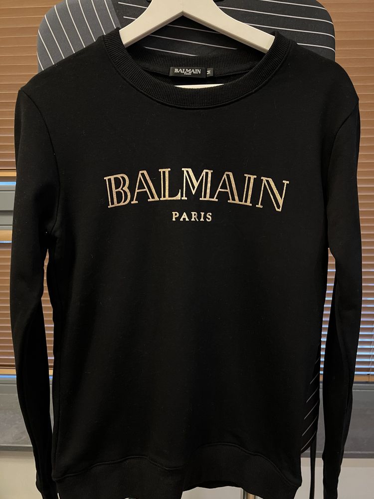 Czarny sweter Balmain