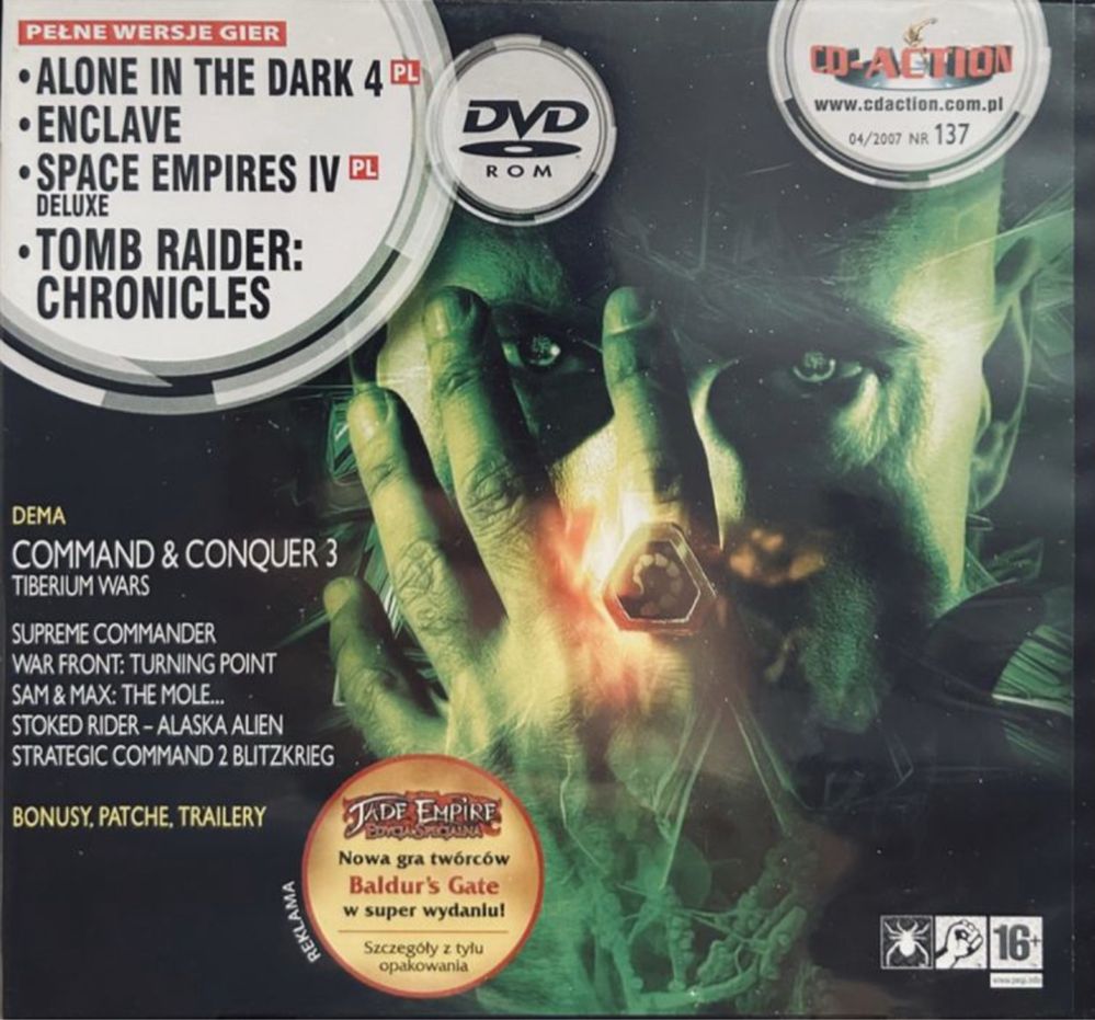 Gry PC CD-Action DVD 137: Alone In The Dark 4, Tomb Raider: Chronicles