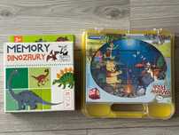 Gra memory dinozaury i klocki puzzle Kubuś puchatek