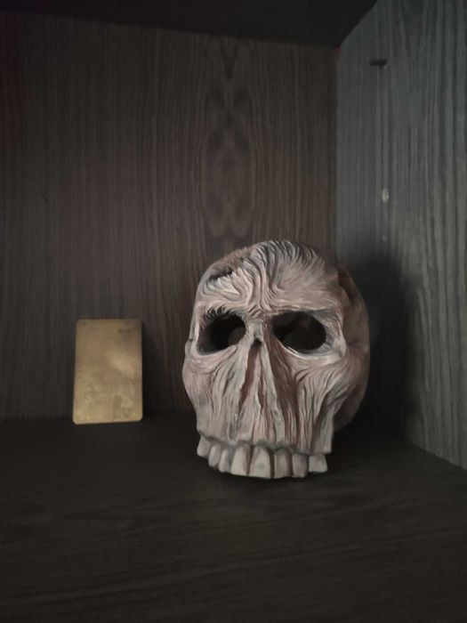 Ручна робота - Череп декоративний  з натурального дерева.