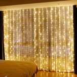Girlanda 3x3 metra 300 LED, kurtyna świetlna ,lampki, ciepła biała