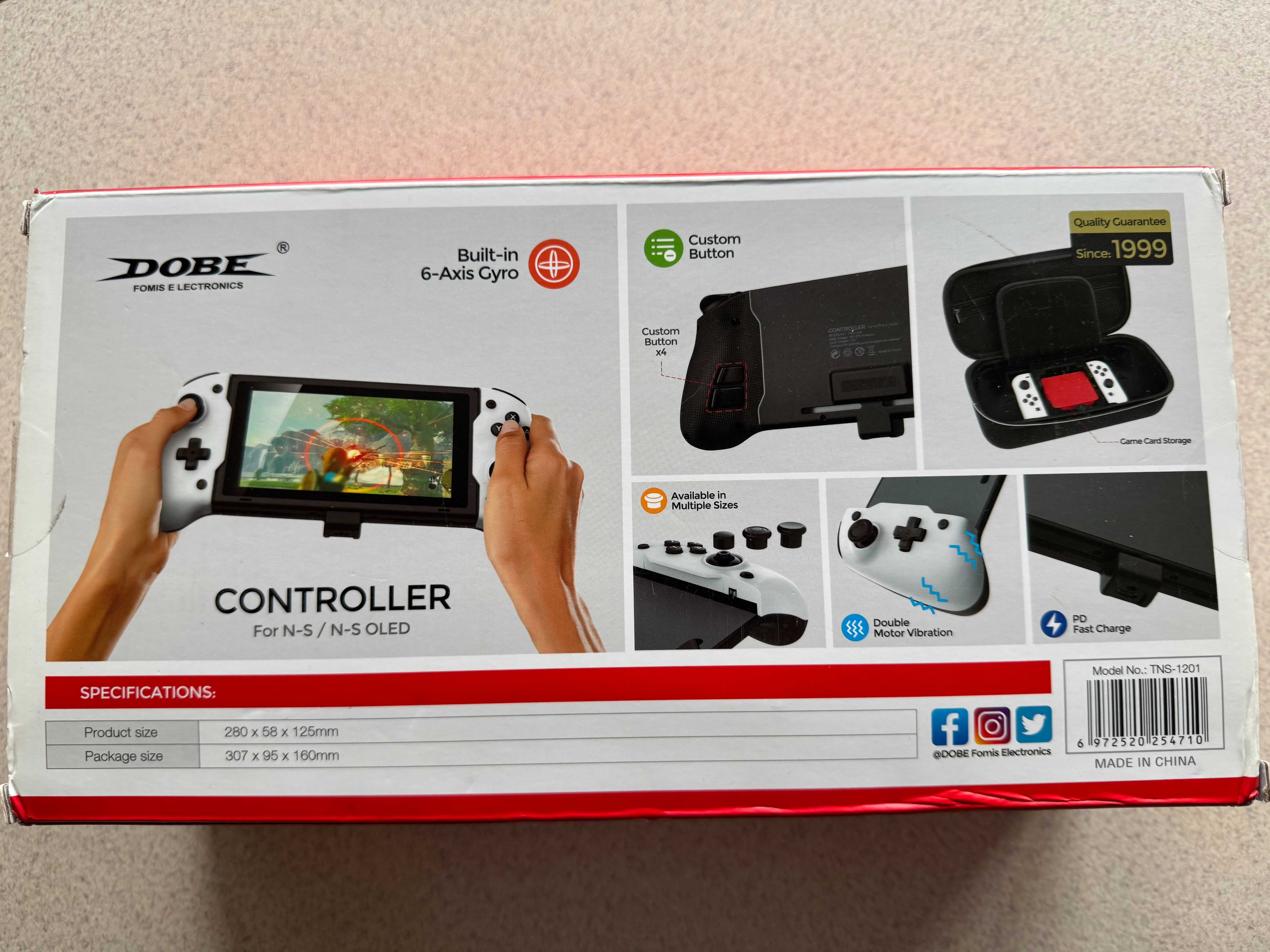 Контролер Dobe TNS-1201 для Nintendo Switch OLED + Кейс Чохол joypad