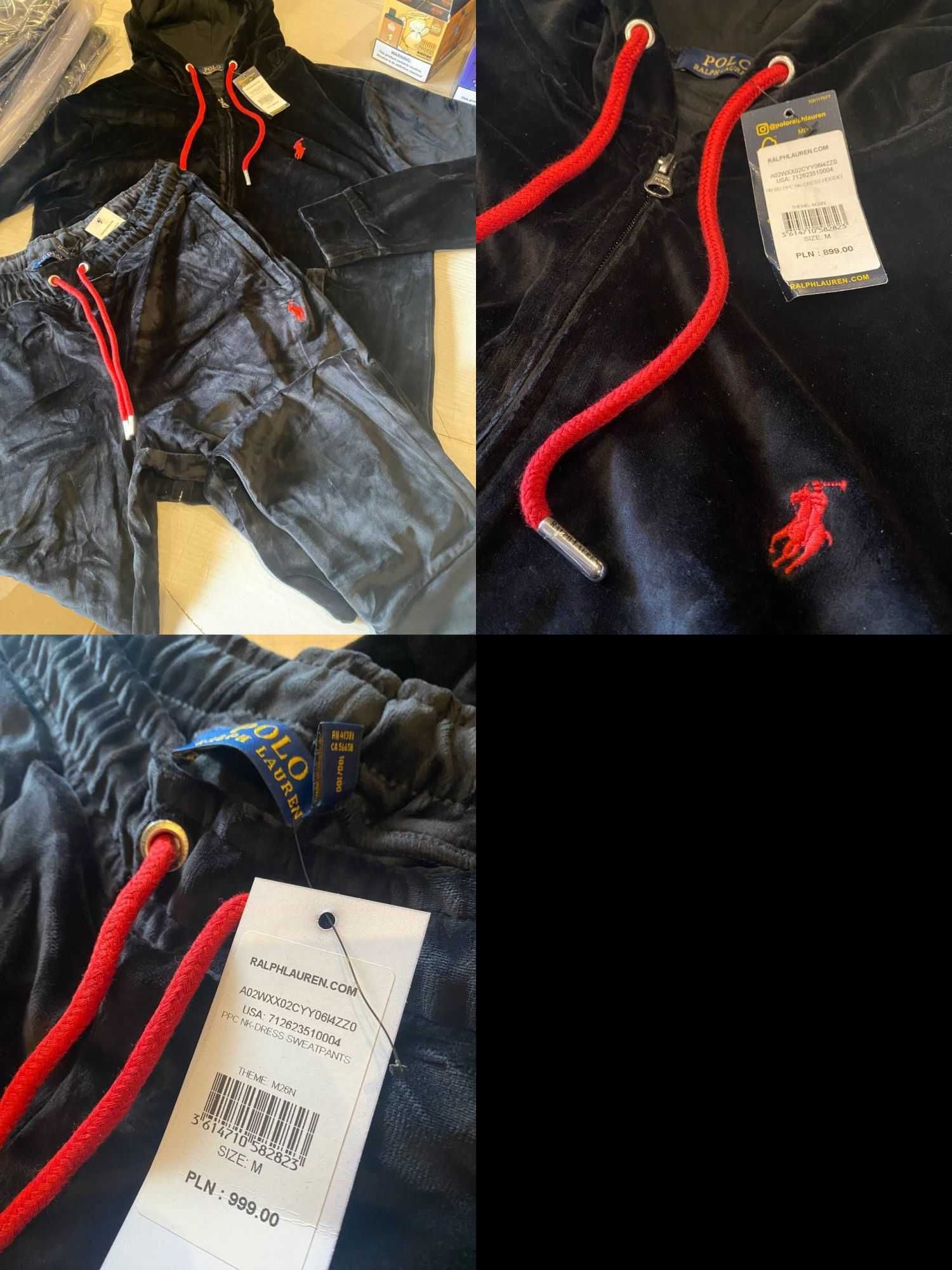 Komplety dresu męskie komplet dresu Ralph Welur Hugo Boss OUTLET