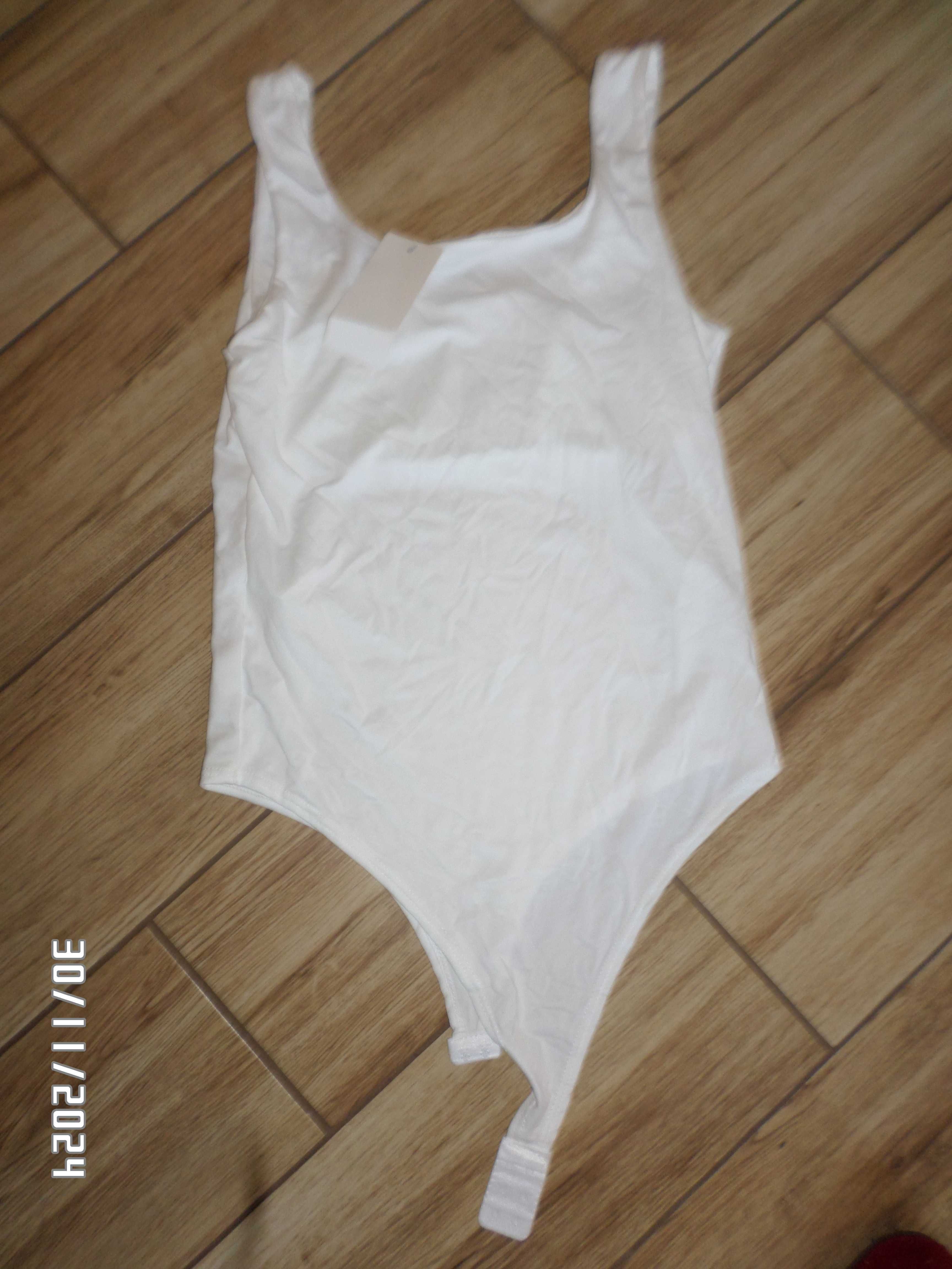 Nowe damskie białe body-S/M-38