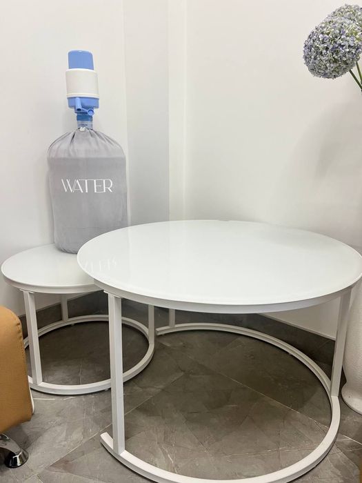 Кавовий подвійний столик