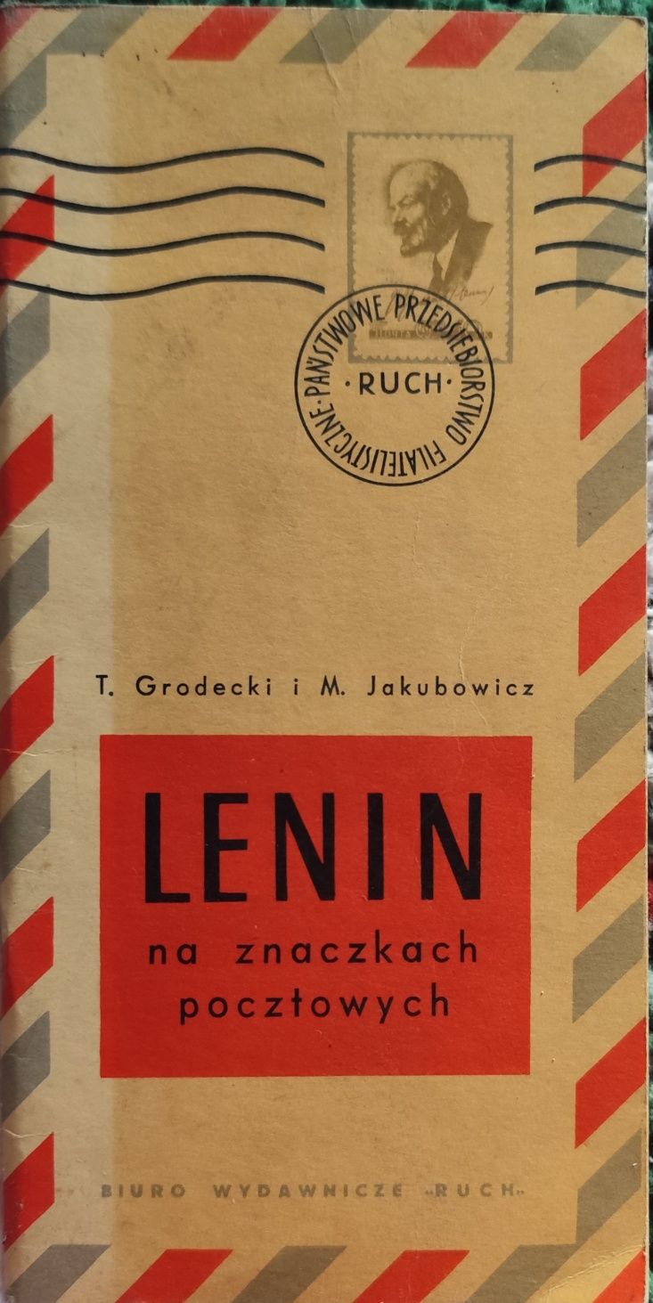 PRL Książka Lenin na znaczkach pocztowych