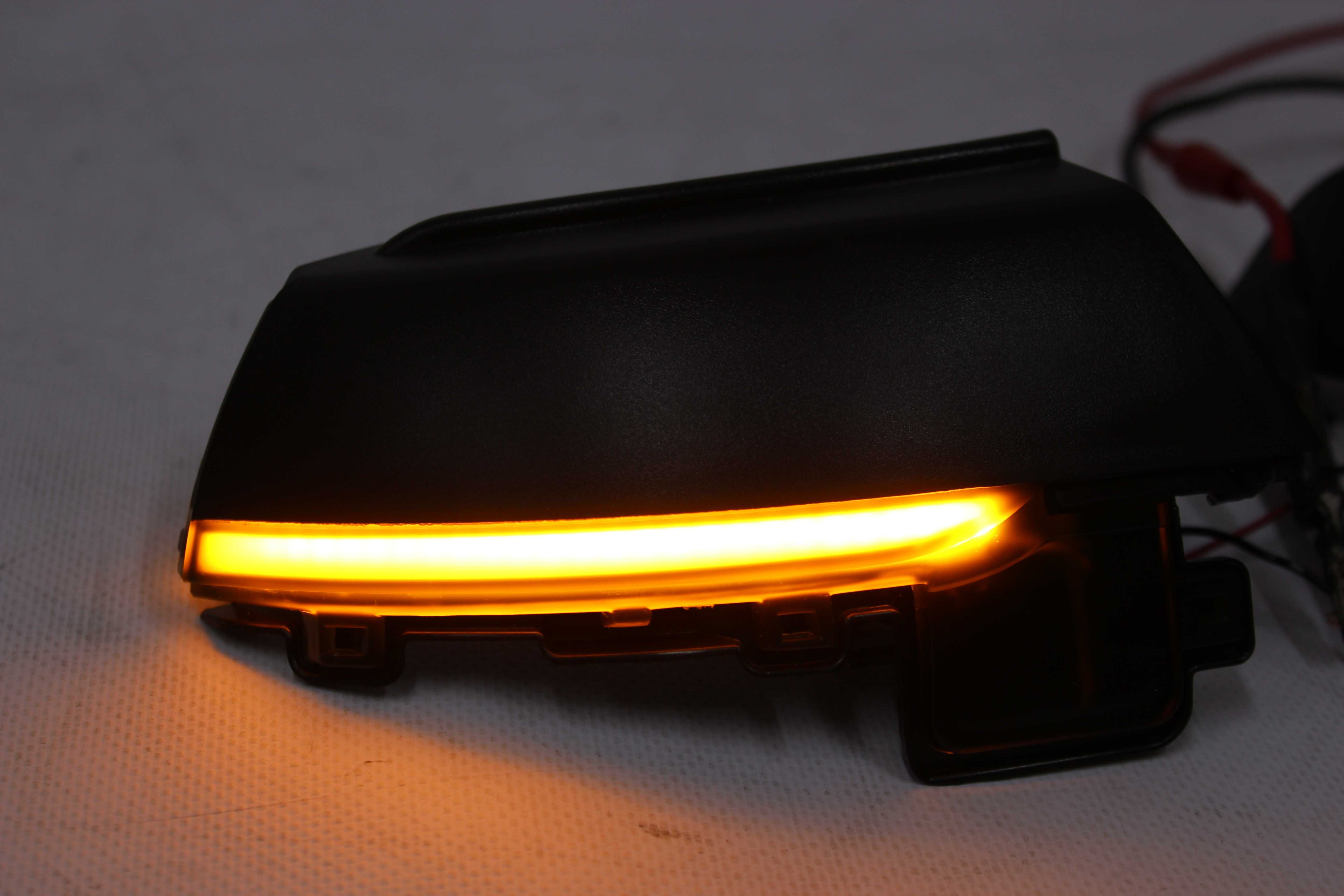 Diodowe kierunkowskazy w lusterka  VW POLO 6R 09-17 DYNAMICZNE CZARNE