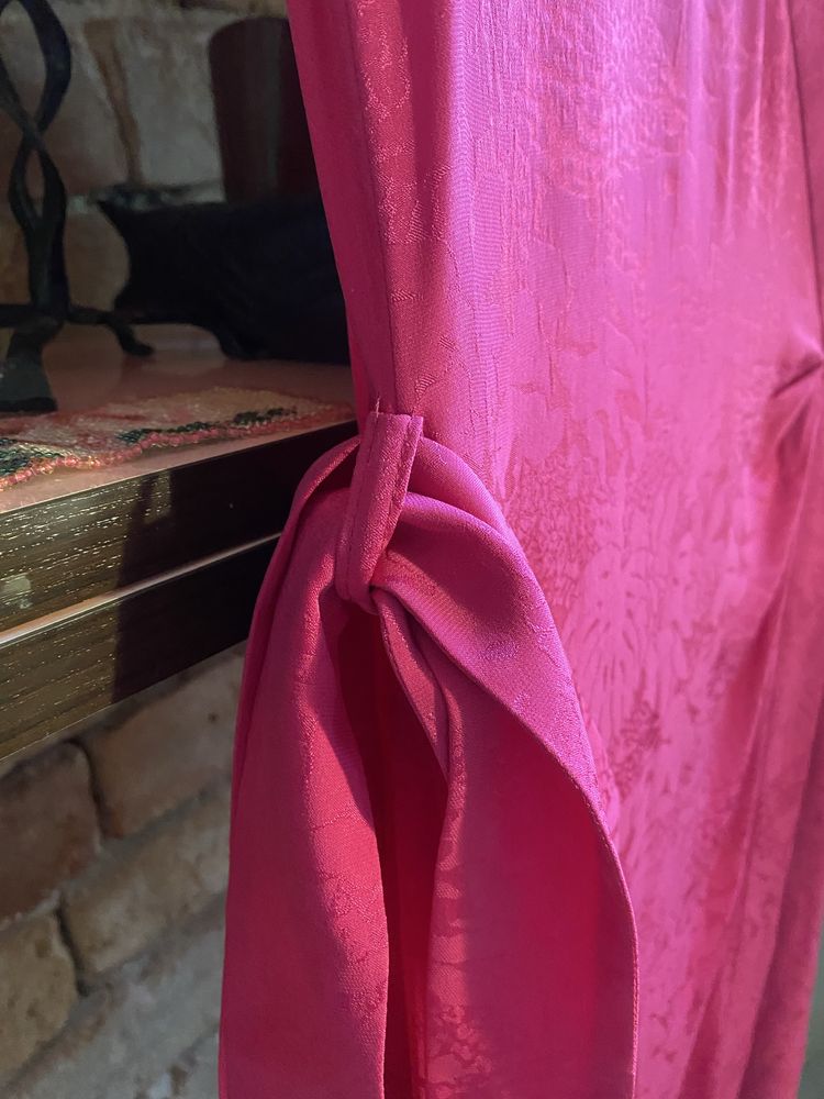 Sukienka z jedwabiu Ives Saint laurent/ vintage