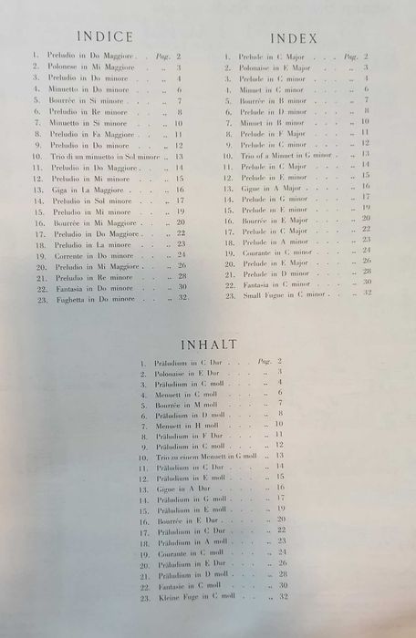 BACH 23 PEZZI FACILI PER PIANO 23 peças fáceis