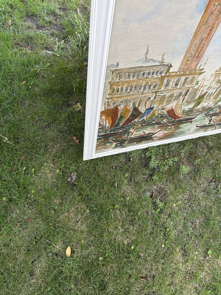Obraz na płótnie oprawiony duży(171,5x131,5 cm )Wenecja
