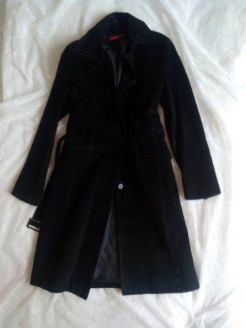 Elegancki płaszcz zamszowy na jesień /AUTOGRAF rozm. 40