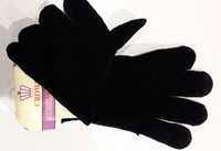 Rękawiczki damskie, czarne.
