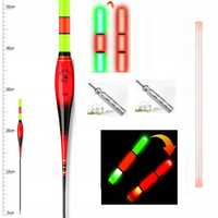 Spławik ŚWIECĄCY - 1,5g - Zmiana Koloru - Dwie Funkcje + 2x Bateria