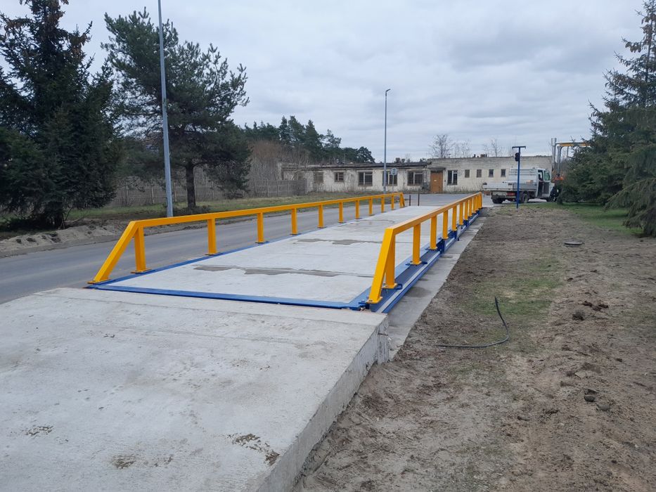 Waga samochodowa 18m 60t stalowa z najazdami