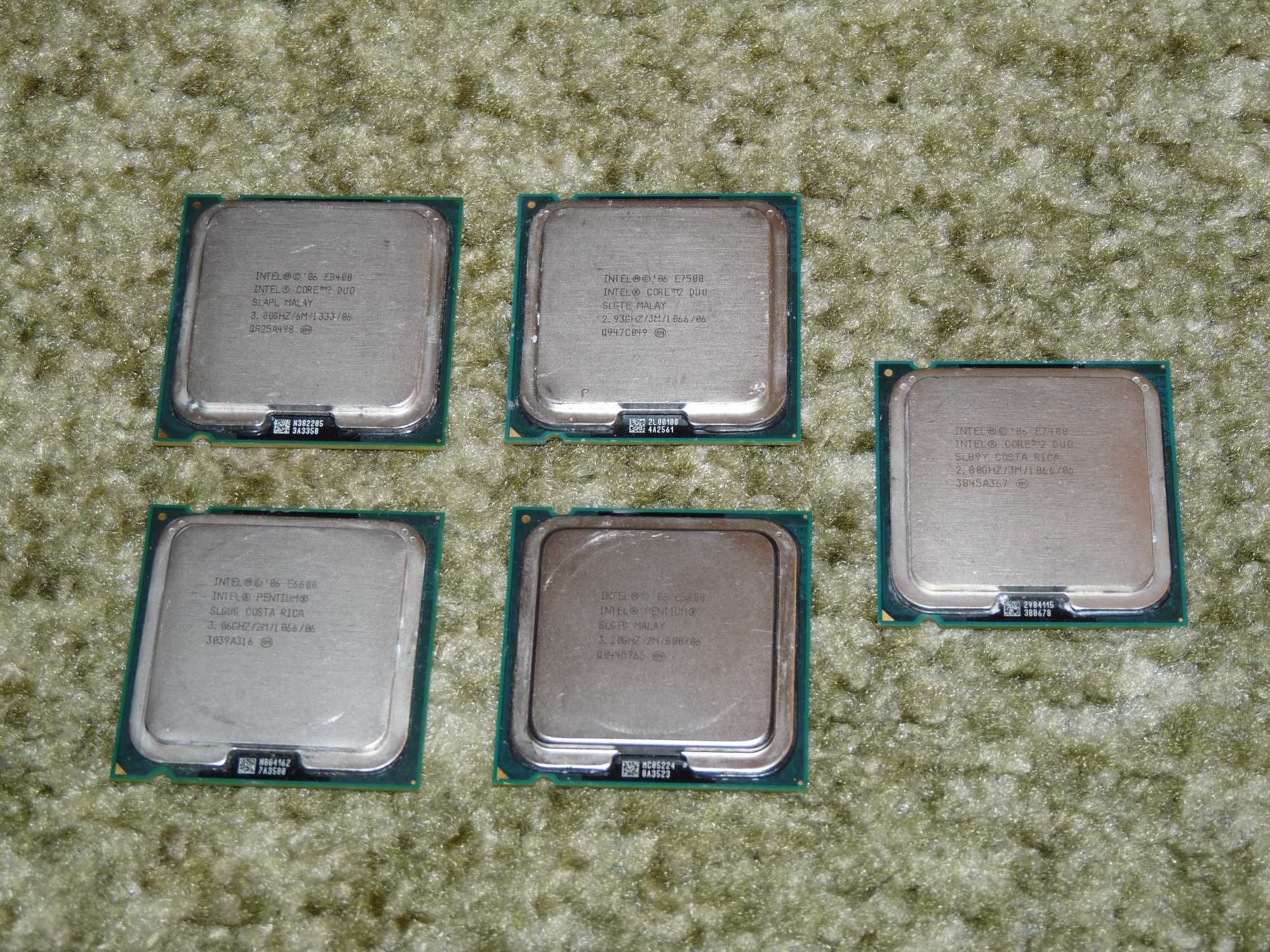 Процесори Intel Core 2 Duo s775, tray E8400 3.00GHz/6M/1333 та інші