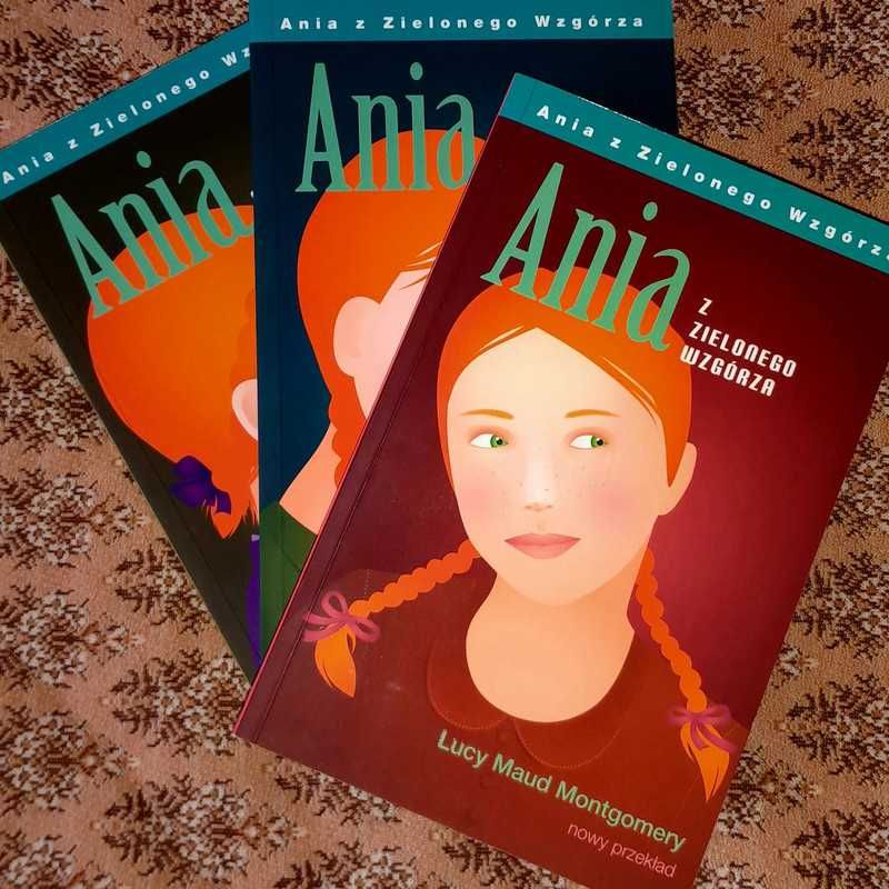 Zestaw 3 książek Ania - Lucy Maud Montgomery