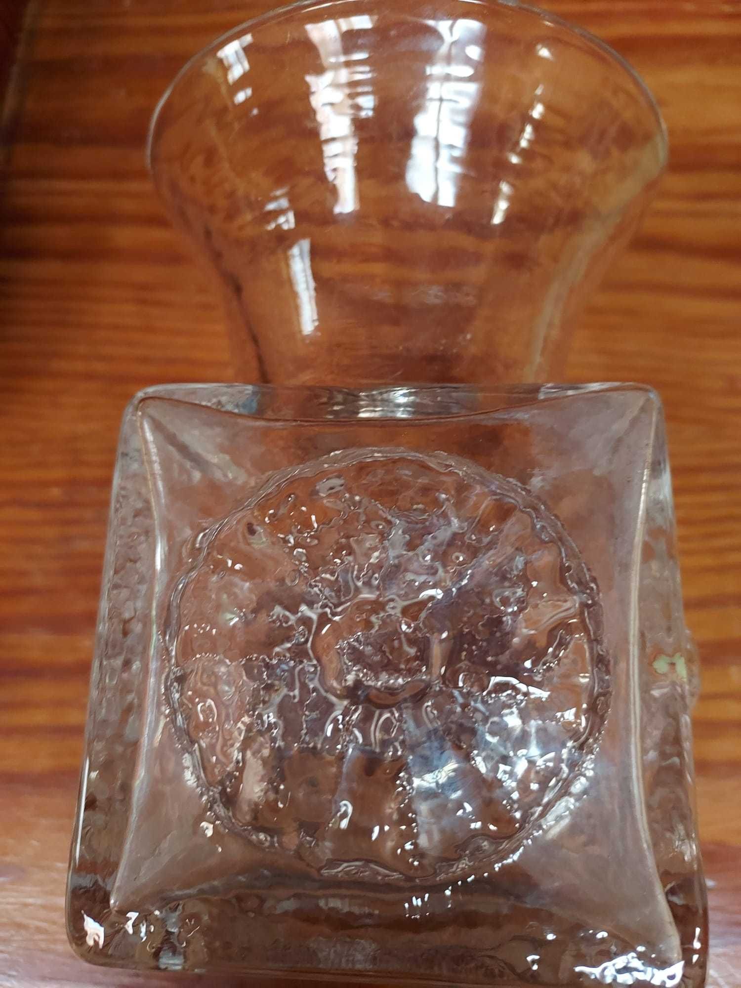 Jarra de vidro inglesa da marca Dartington anos 70