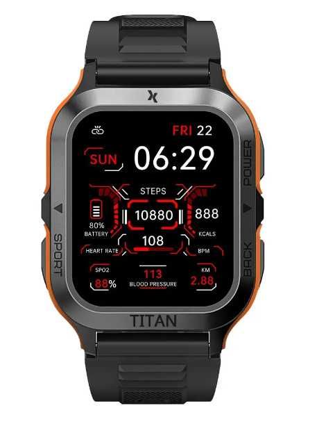 Smartwatch Maxcom FW67 Titan Pro 55mm Pomarańczowy