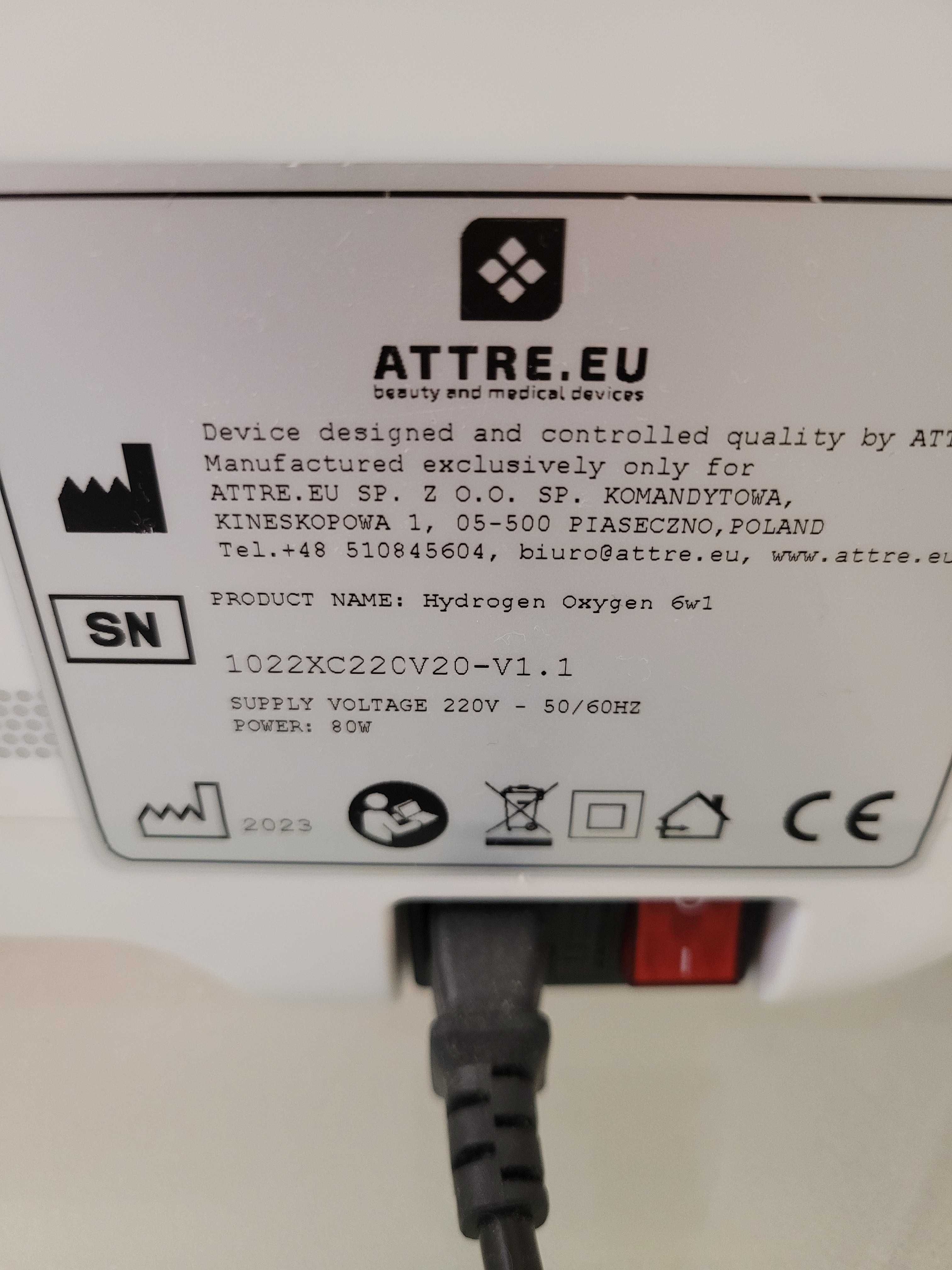Urządzenie do oczyszczania wodorowego 6 w 1 Attre Hydrogen Oxygon