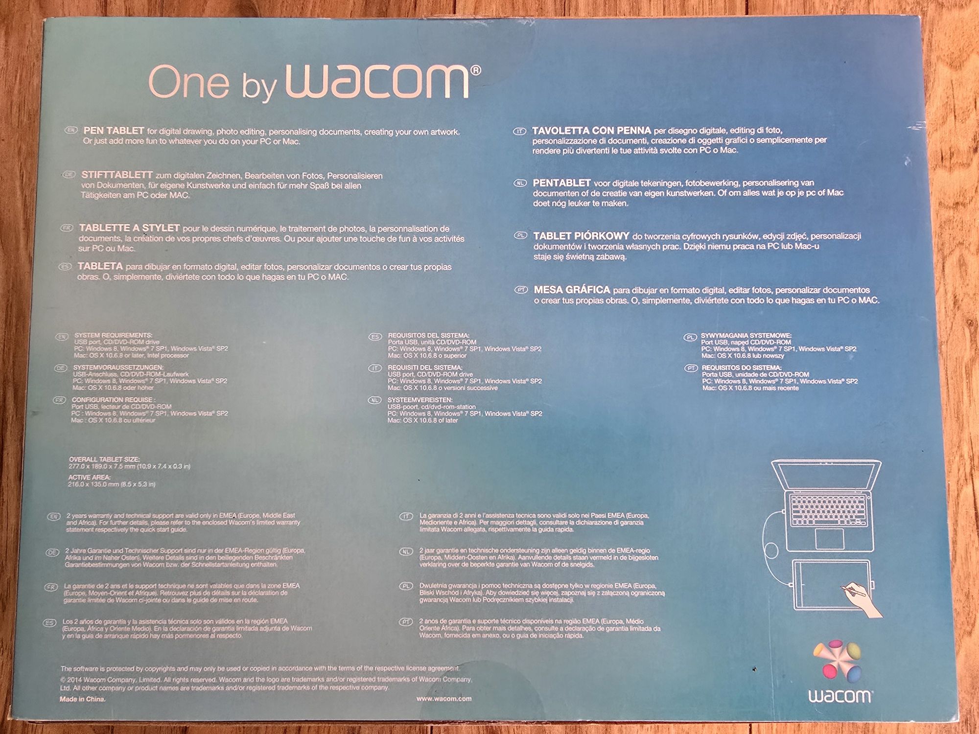 Tablet graficzny Wacom One