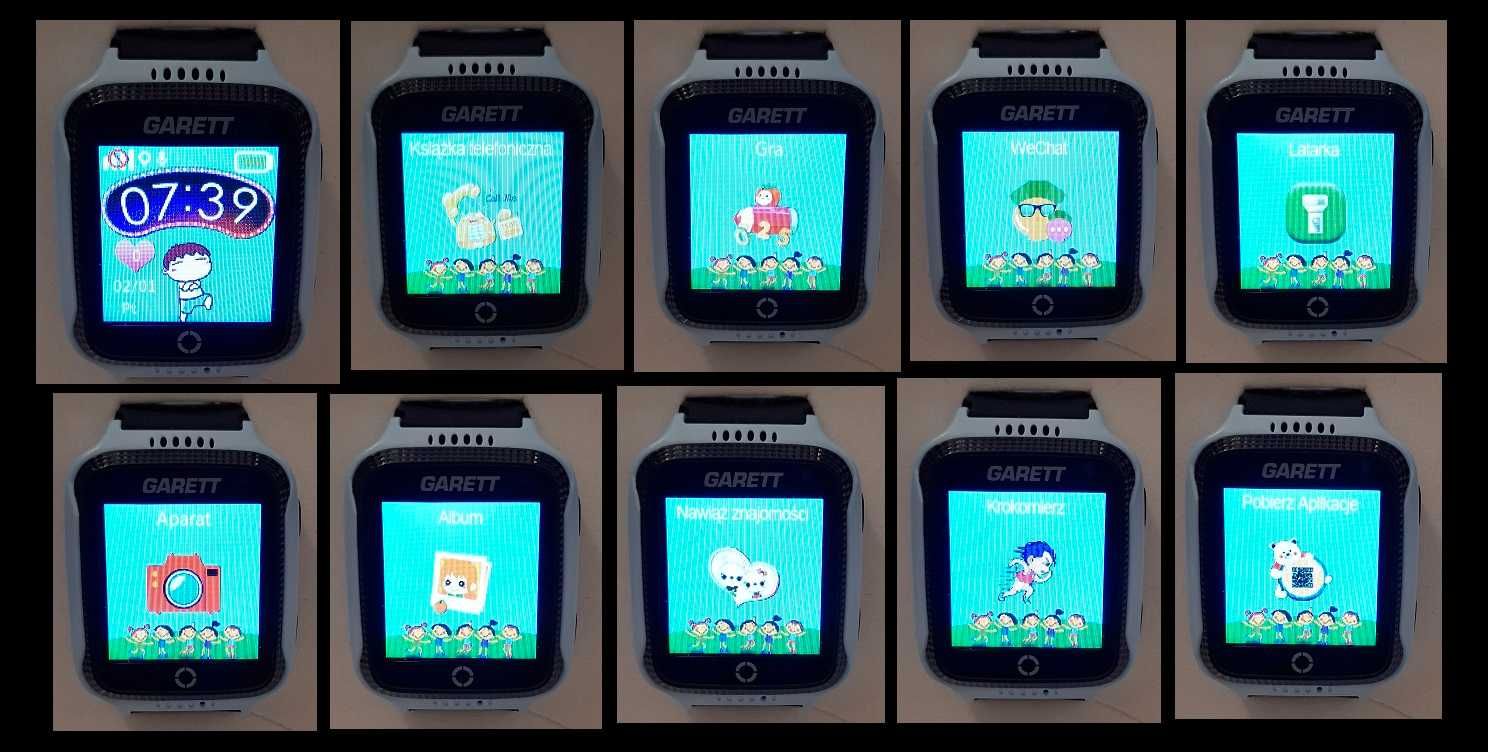 Zegarek Smartwatch Garett Kids Cool Jak Nowy ! Używany dwa razy !