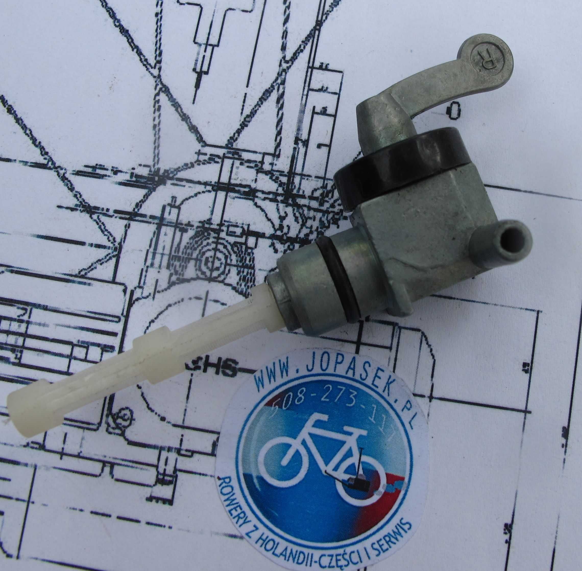Zbiornik paliwa do rowerów z silnikiem SACHS 301A Spartamet Saxonette
