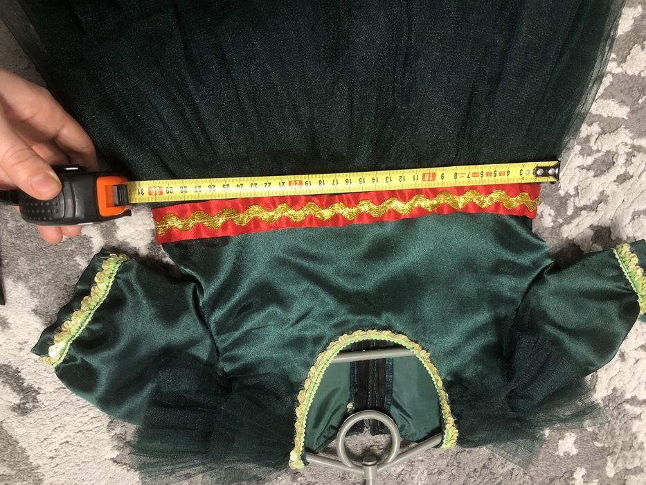 Плаття ялинки, зелене плаття 3-4 роки