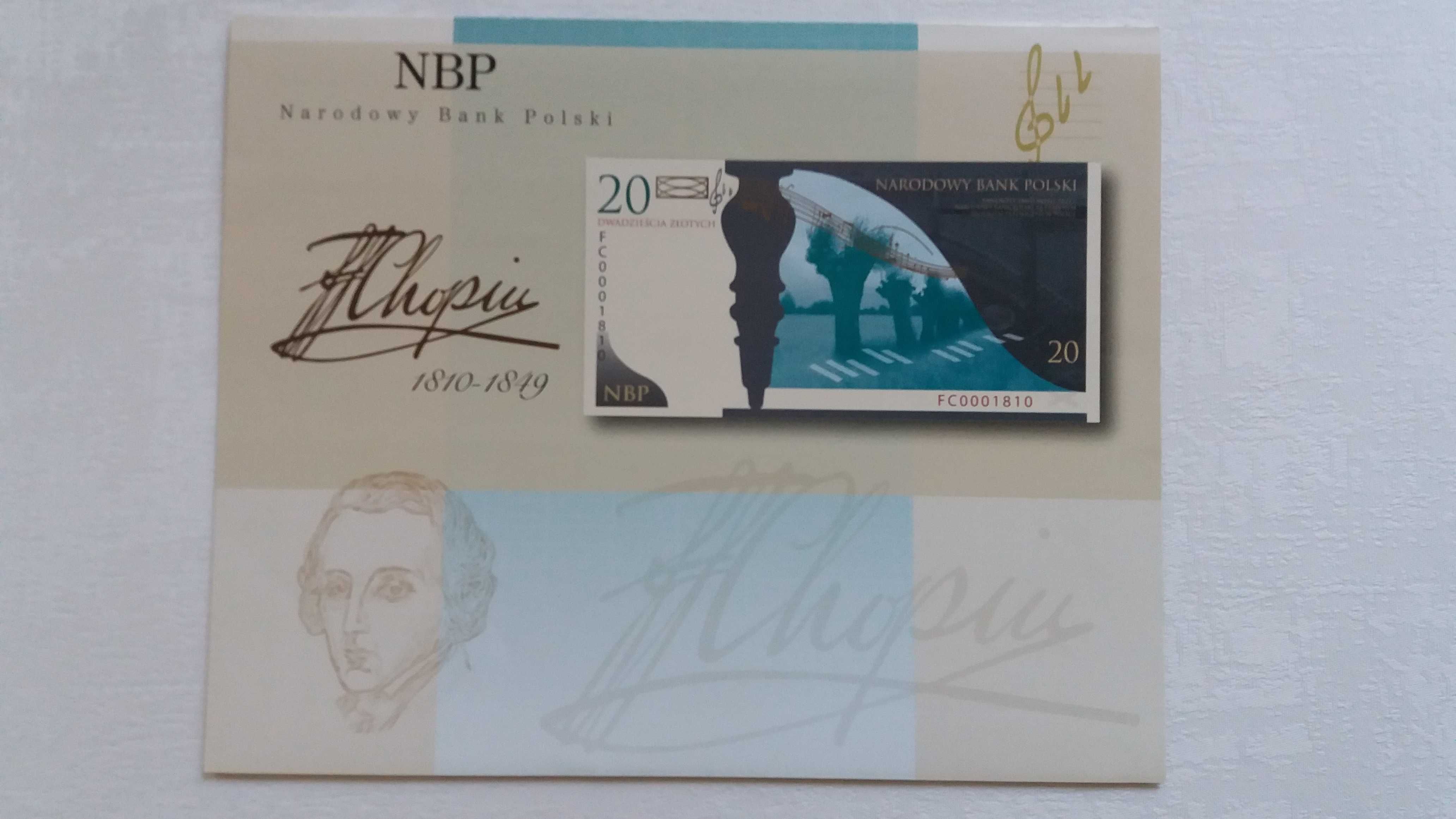 Banknoty kolekcjonerskie NBP, stan idealny - najtańszy komplet