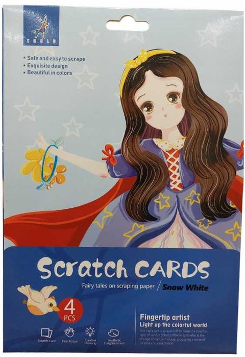 Wyprzedaż Nowa Magiczna Zdrapywanka Królewna Śnieżka A4