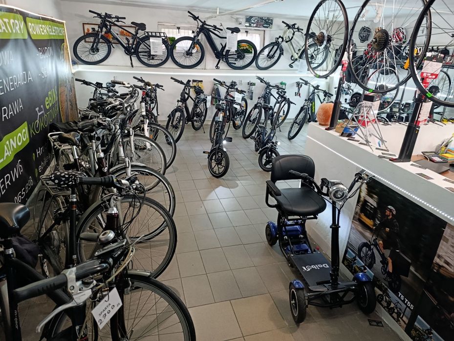 Rower elektryczny mini skladak