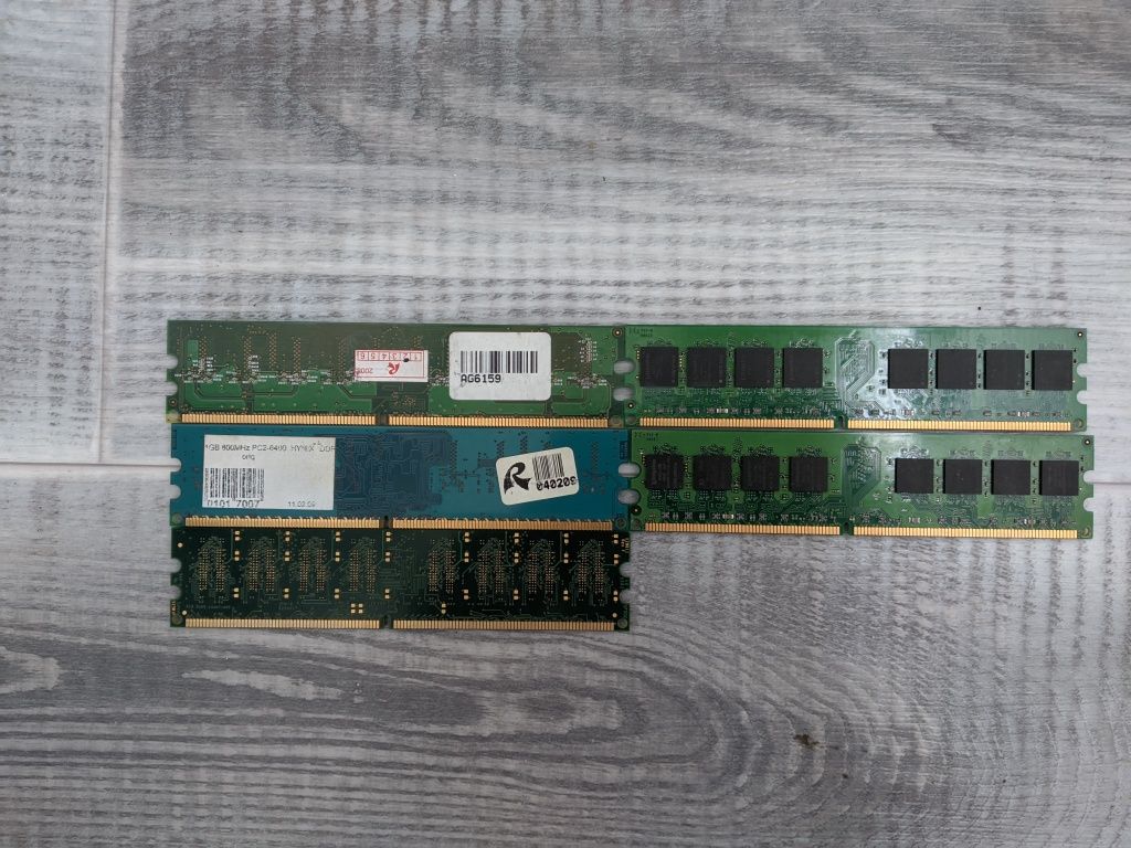 Оперативная память DDR2 800MHz ОЗУ на 1 и 2 гигабайта