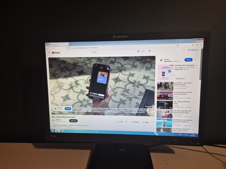 Zestaw komputerowy stacjonarny PC do Internetu, worda, excela monitor